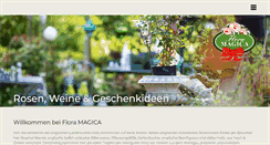 Desktop Screenshot of flora-magica.de