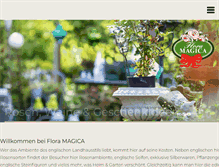 Tablet Screenshot of flora-magica.de